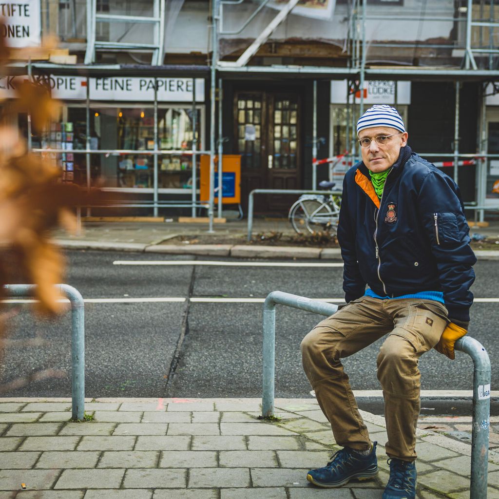 Der Autor heute am Tatort