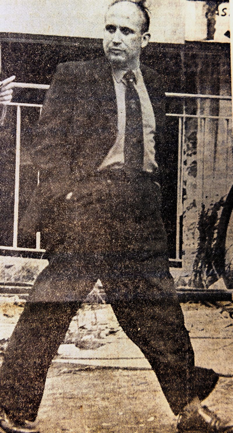 Eines der wenigen Fotos von Otto Schlüter erschien am 4. Juni 1957 in der MOPO.
