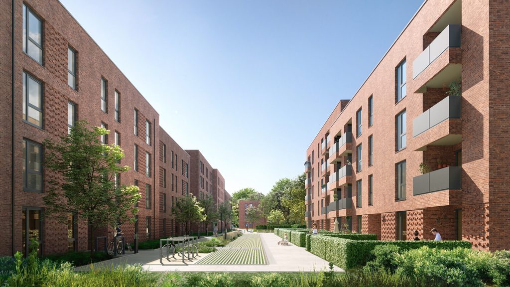 Das neue Quartier winkt mit viel Grün.