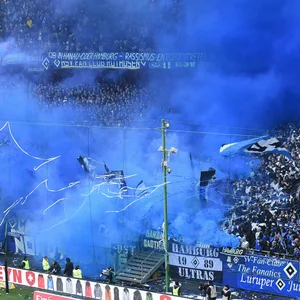 HSV-Fans auf der Nordtribüne