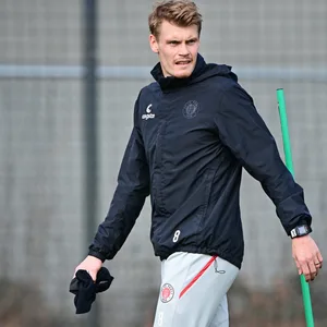 Eric Smith im St. Pauli-Training