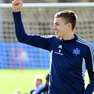 Filip Bilbija beim HSV-Profitraining