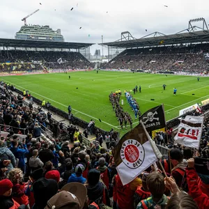 Das Millerntor beim St. Pauli-Heimspiel gegen Braunschweig
