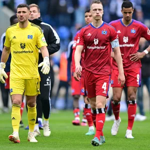 HSV-Profis in Magdeburg