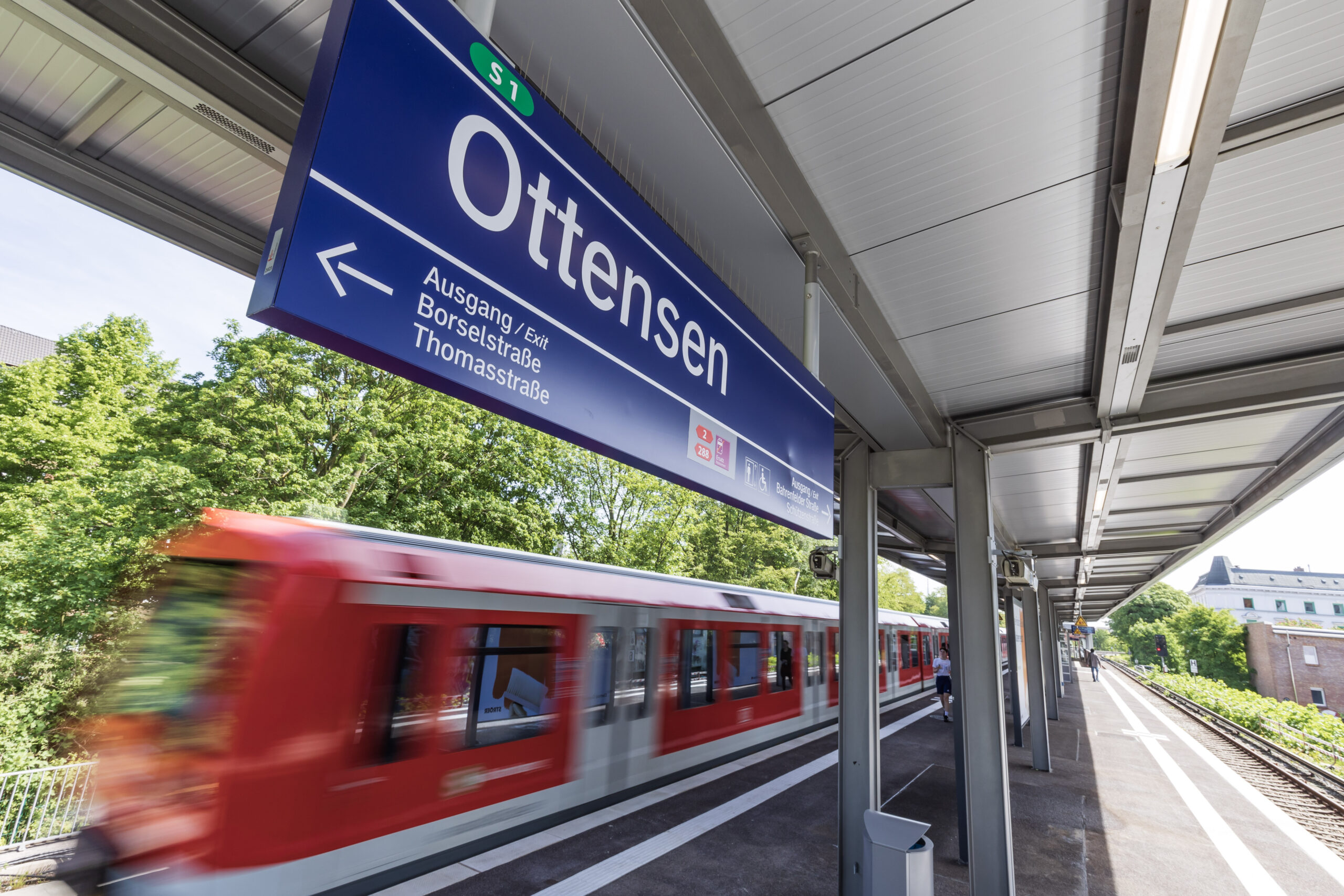 Die S-Bahn-Station Ottensen