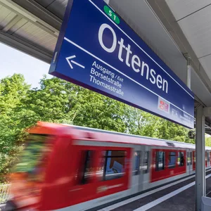 Die S-Bahn-Station Ottensen