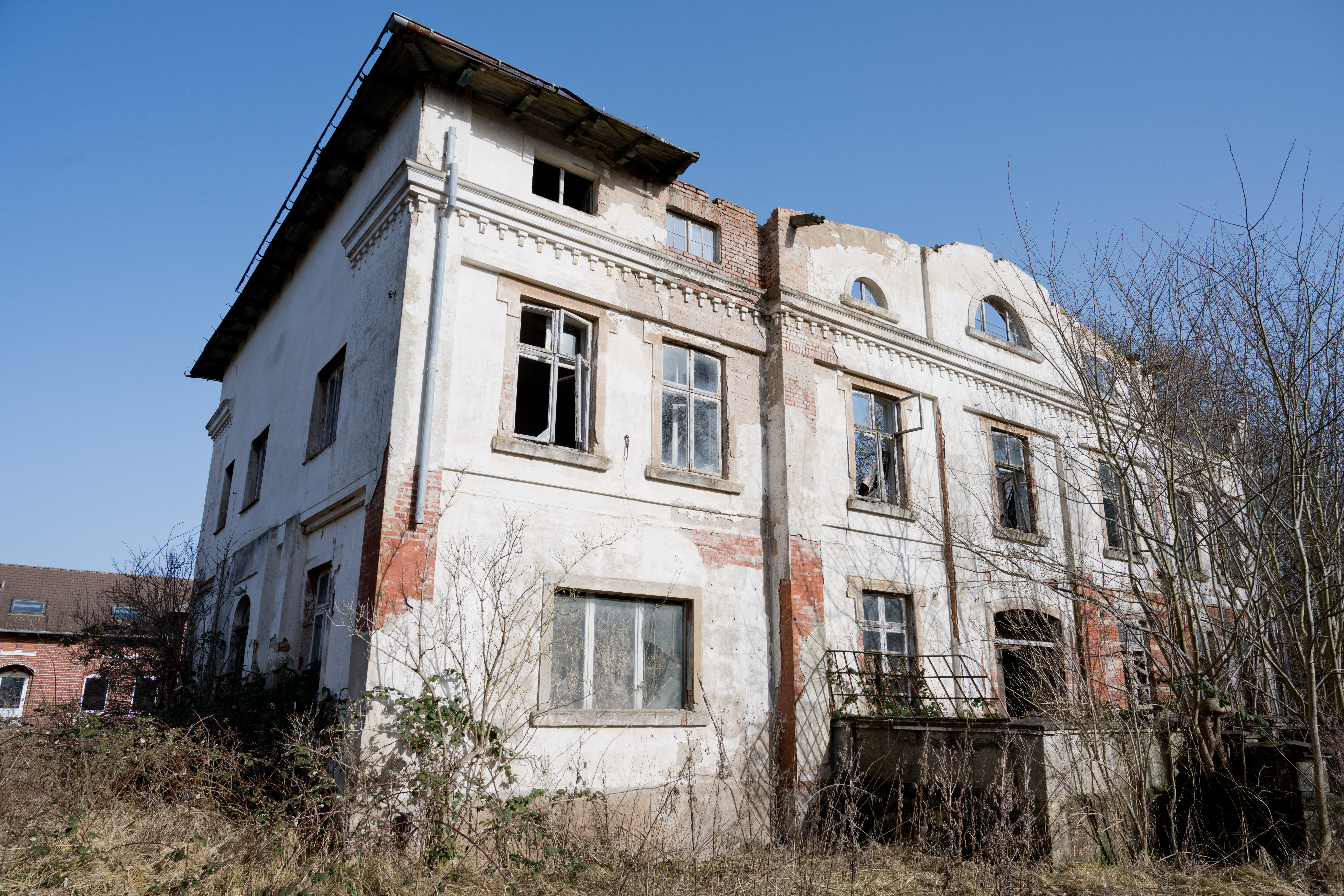 Das ehemalige Gutshaus in Neparmitz