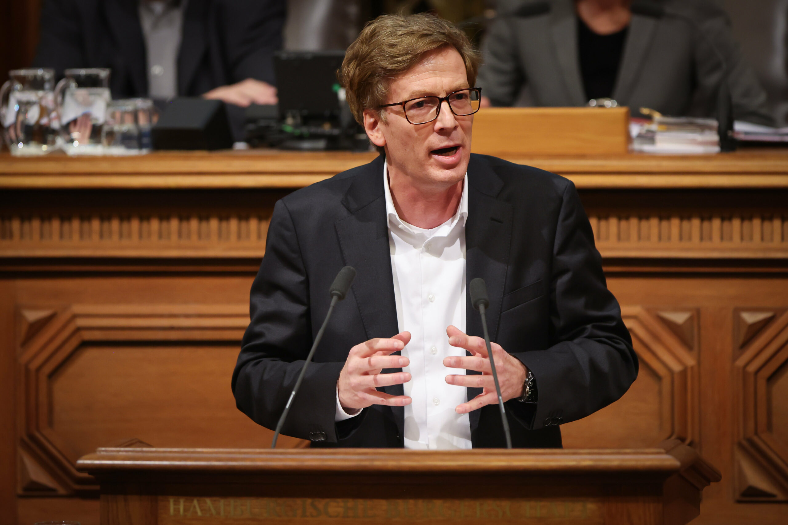 Dirk Kienscherf, Fraktionsvorsitzender der SPD, hat die Bundes-Grünen wegen des Heizungsgesetzes kritisiert (Archivbild).
