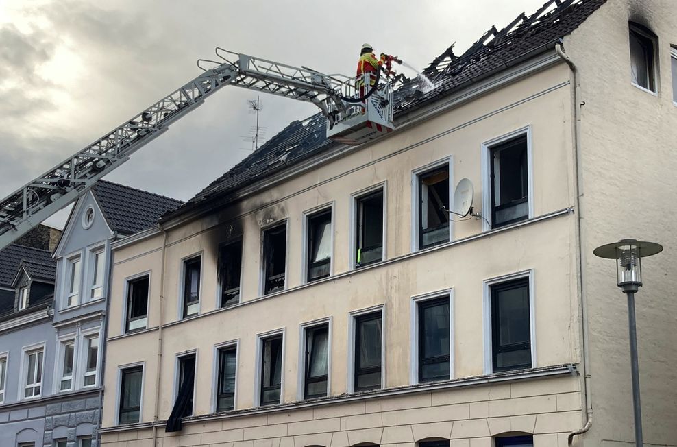 Der Einsatzort in Flensburg.