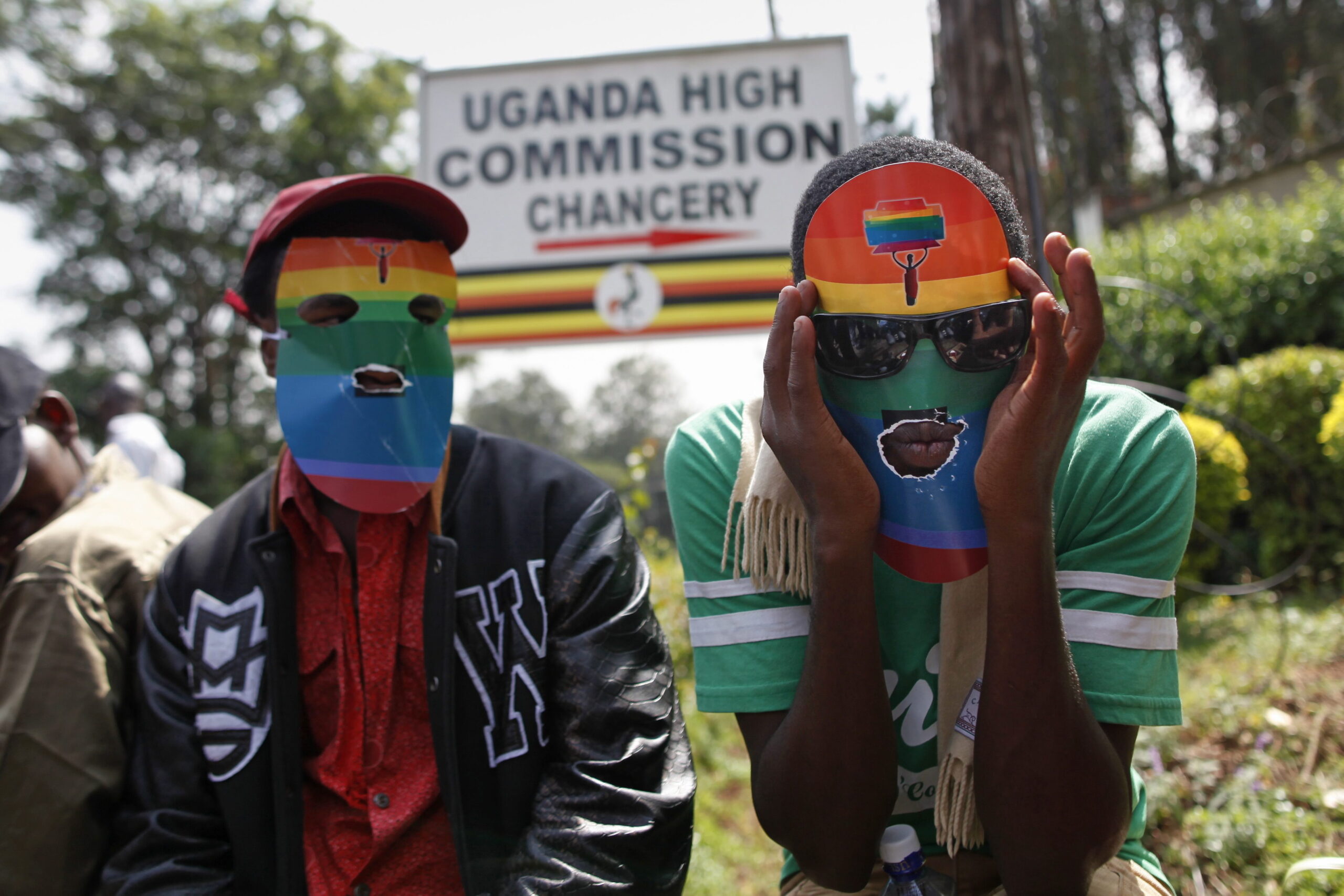 Gegen die archaische Anti-Homosexuellen-Gesetzgebung in Uganda gibt es schon seit Jahren auch international Proteste wie hier in Kenia (Archivbild).