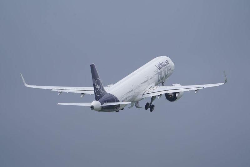 Flugzeug in der Luft