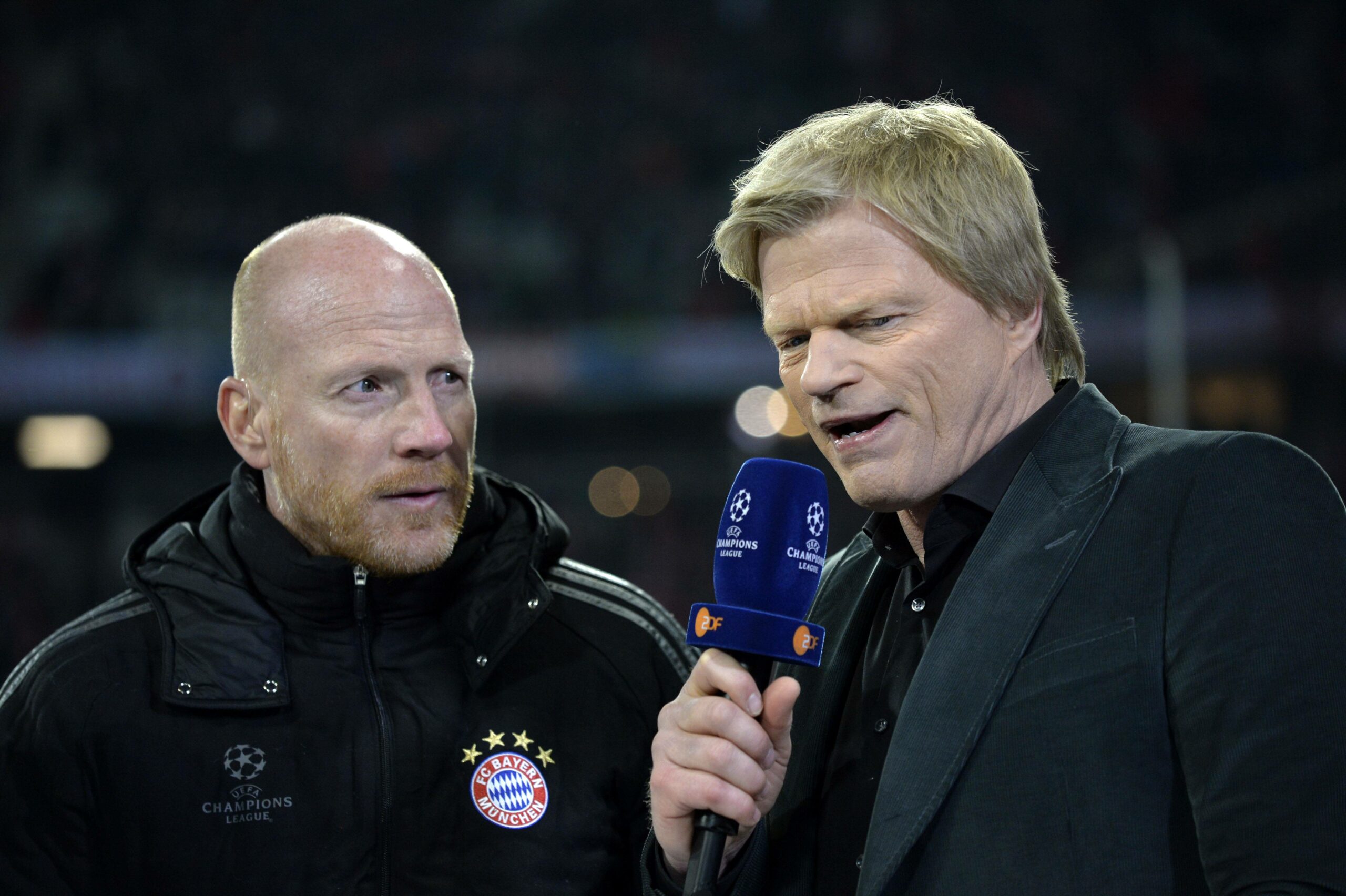 Matthias Sammer und Oliver Kahn im Gespräch