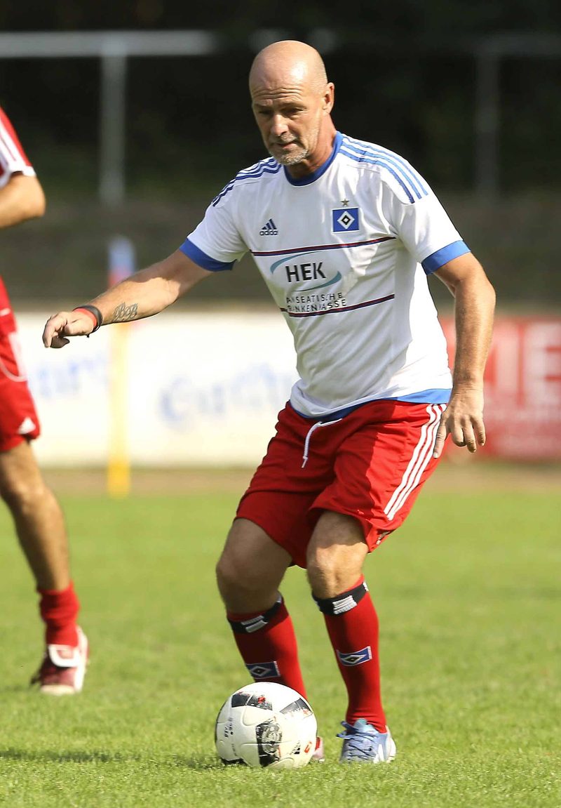 Bernd Bressem 2018 bei einem Abschiedsspiel für Willy Ketterer.