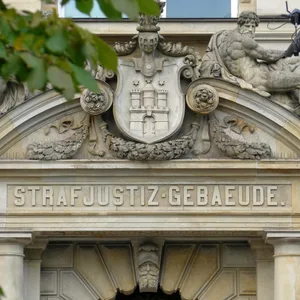 Strafjustiz-Gebäude Hamburg.