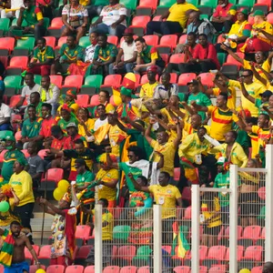 Fußball-Fans aus Äthiopien