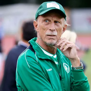 Christoph Daum beim Fußballspiel FC Bundestag vs. FC Diabetologie