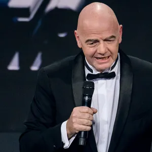 Gianni Infantino hält eine Rede