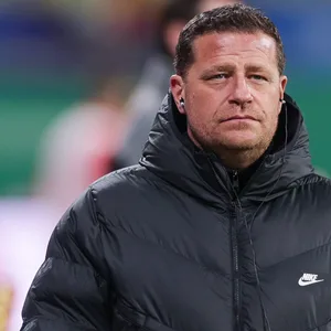 Max Eberl im DfB-Pokal Viertelfinale