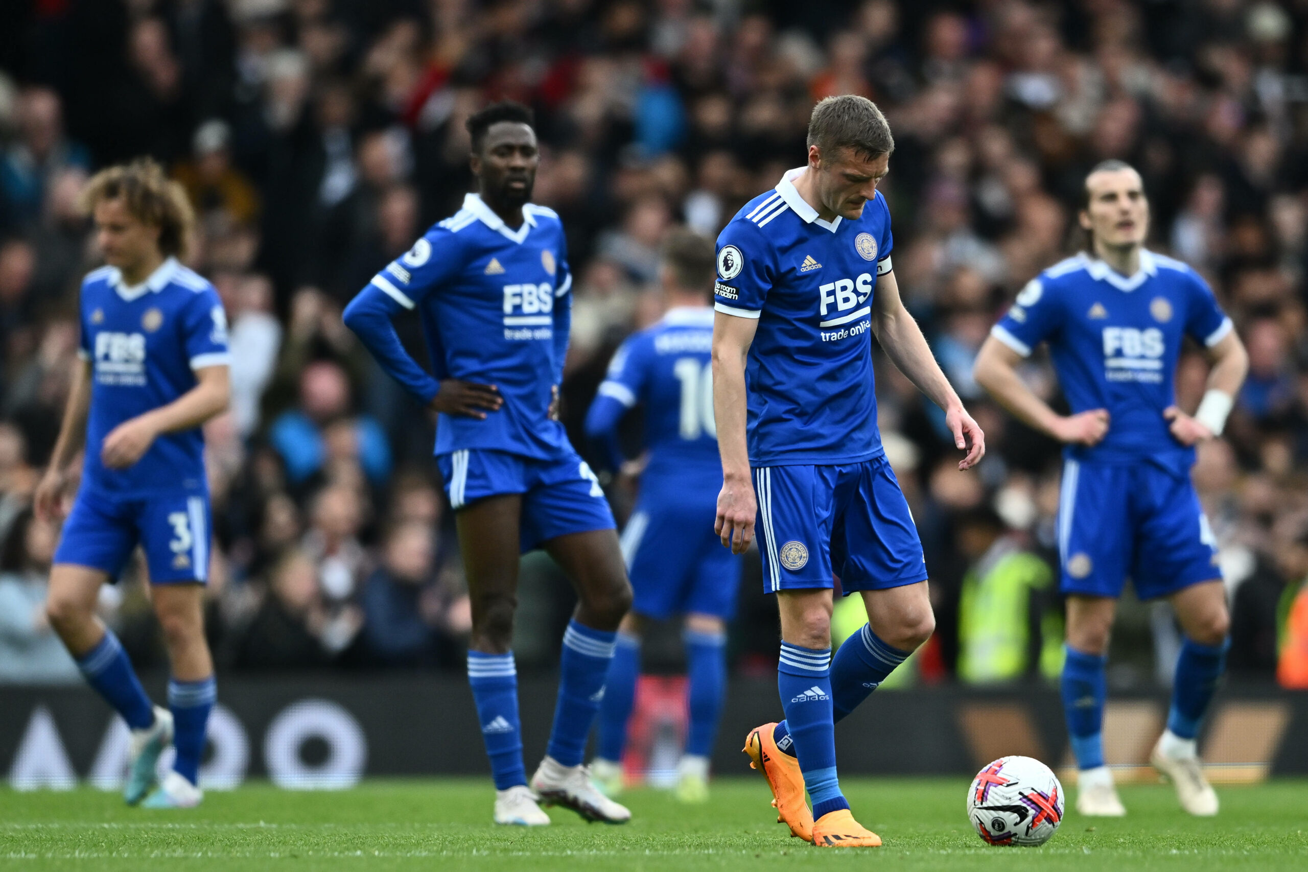 Spieler von Leicester City senken die Köpfe