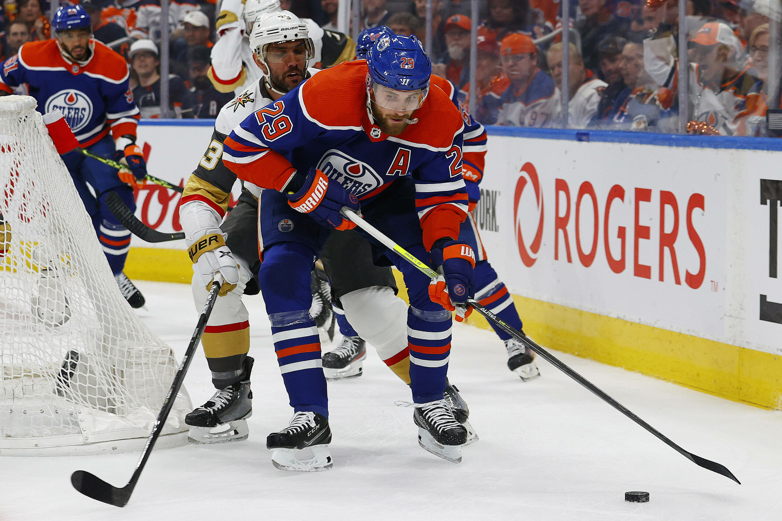 Leon Draisaitl zog mit den Edmonton Oilers den Kürzeren gegen die Vegas Golden Knights.