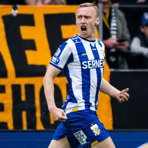 Sebastian Ohlsson bejubelt ein Tor für IFK Göteborg