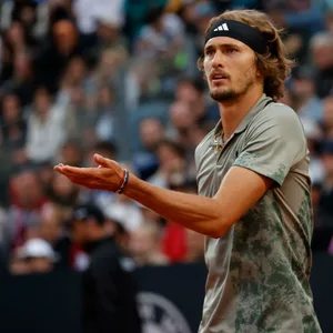 Zverev bei den Masters in Rom