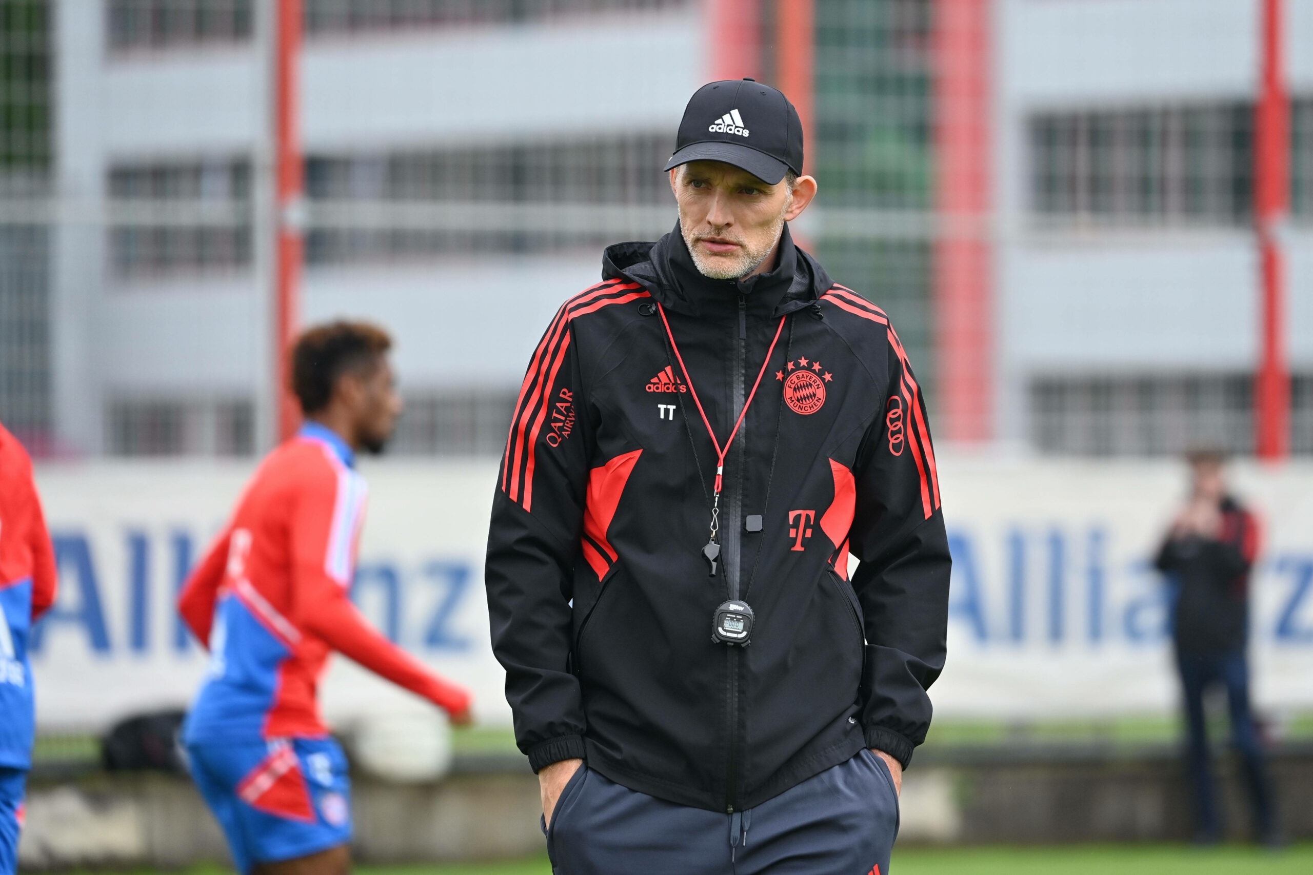 Thomas Tuchel beim Bayern Training