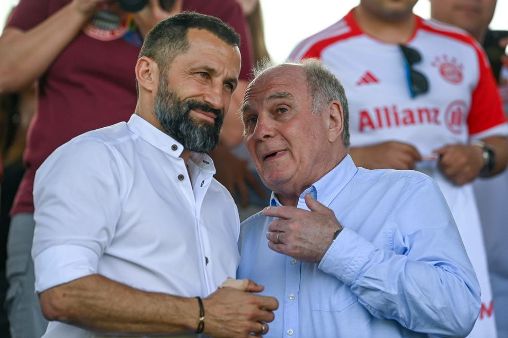 Hasan Salihamidzic und Uli Hoeneß