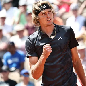 Alexander Zverev jubelt