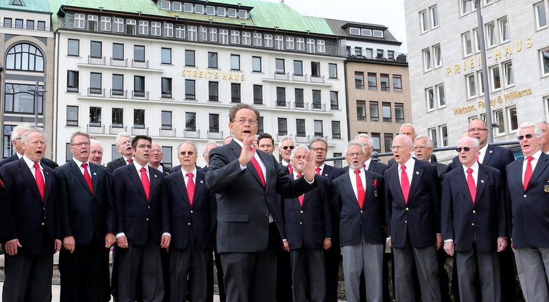 Chor beim Singen