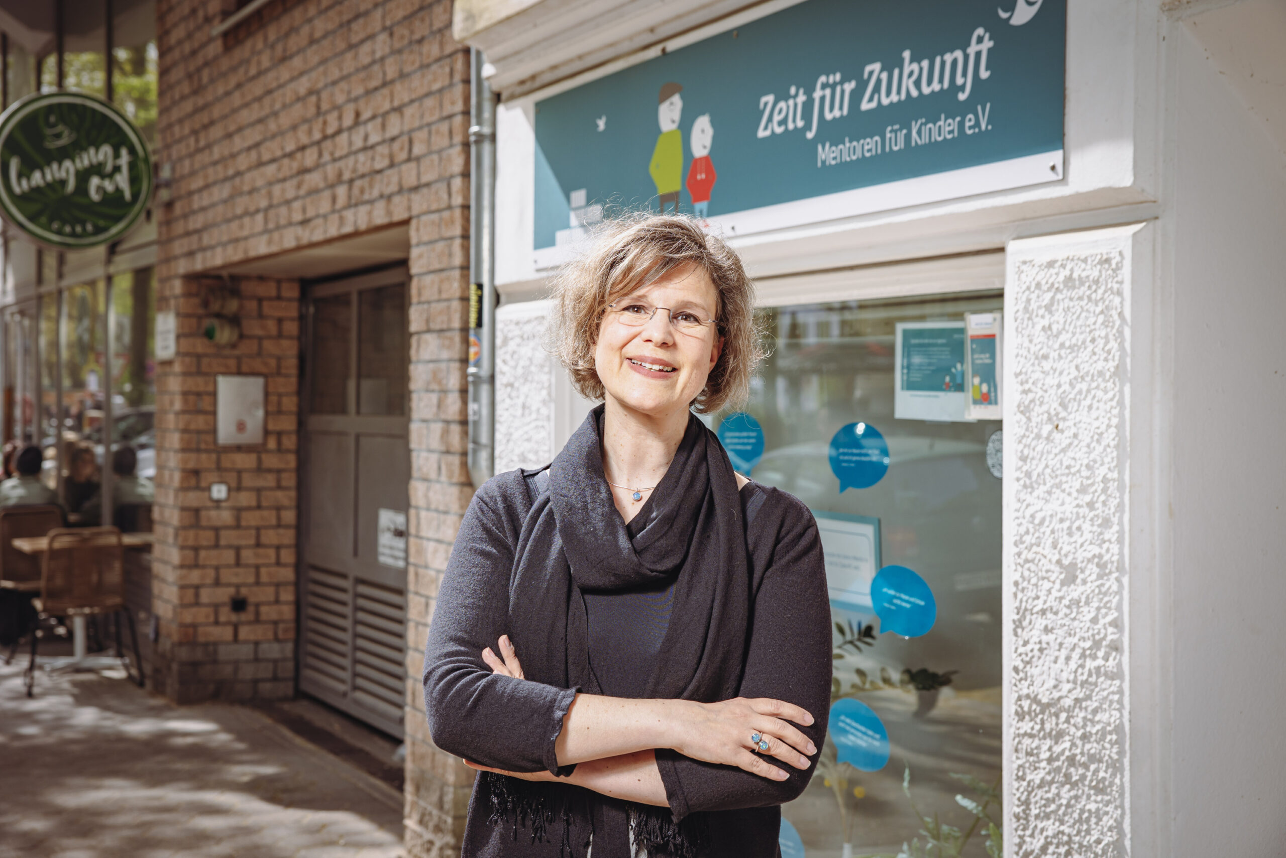 Kathrin Sachse (47) hat den Verein „Zeit für Zukunft“ an der Bornstraße gegründet, um Kindern beim Großwerden zu helfen.