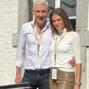 Scooter-Frontmann H.P. Baxxter und seine Partnerin Sara.