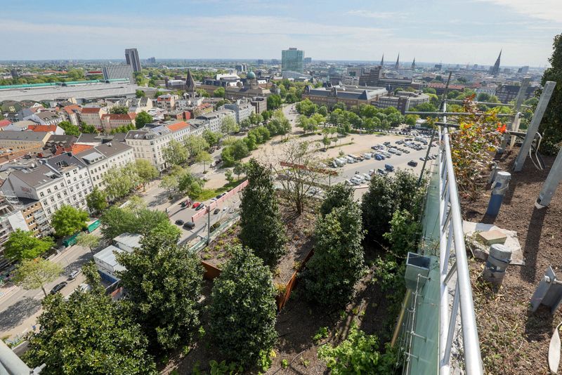Der Blick über ganz Hamburg ist atemberaubend.