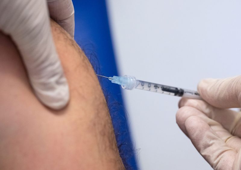 Nahaufnahme Impfung