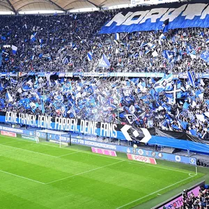 Nordtribüne des HSV