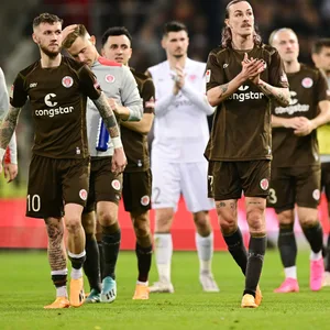 St. Pauli-Profis nach dem Spiel gegen Düsseldorf