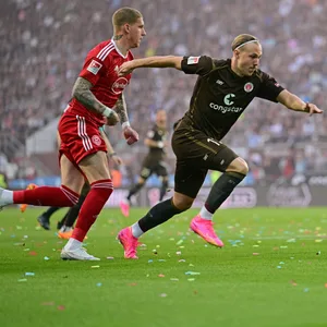 Lukas Daschner bei der Partie gegen Düsseldorf