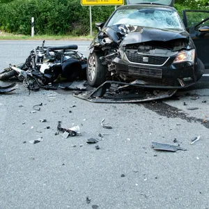 Unfall Motorrad Pkw