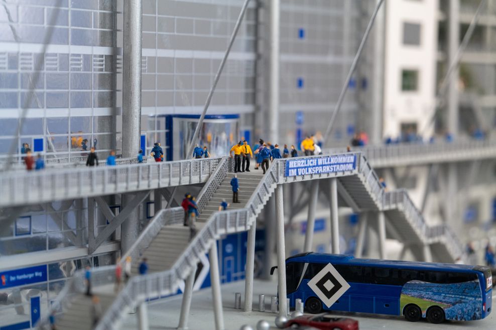 Eingang des Miniatur-Volksparkstadions