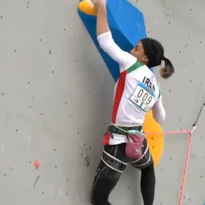 Iranische Klettersportlerin Elnaz Rekabi
