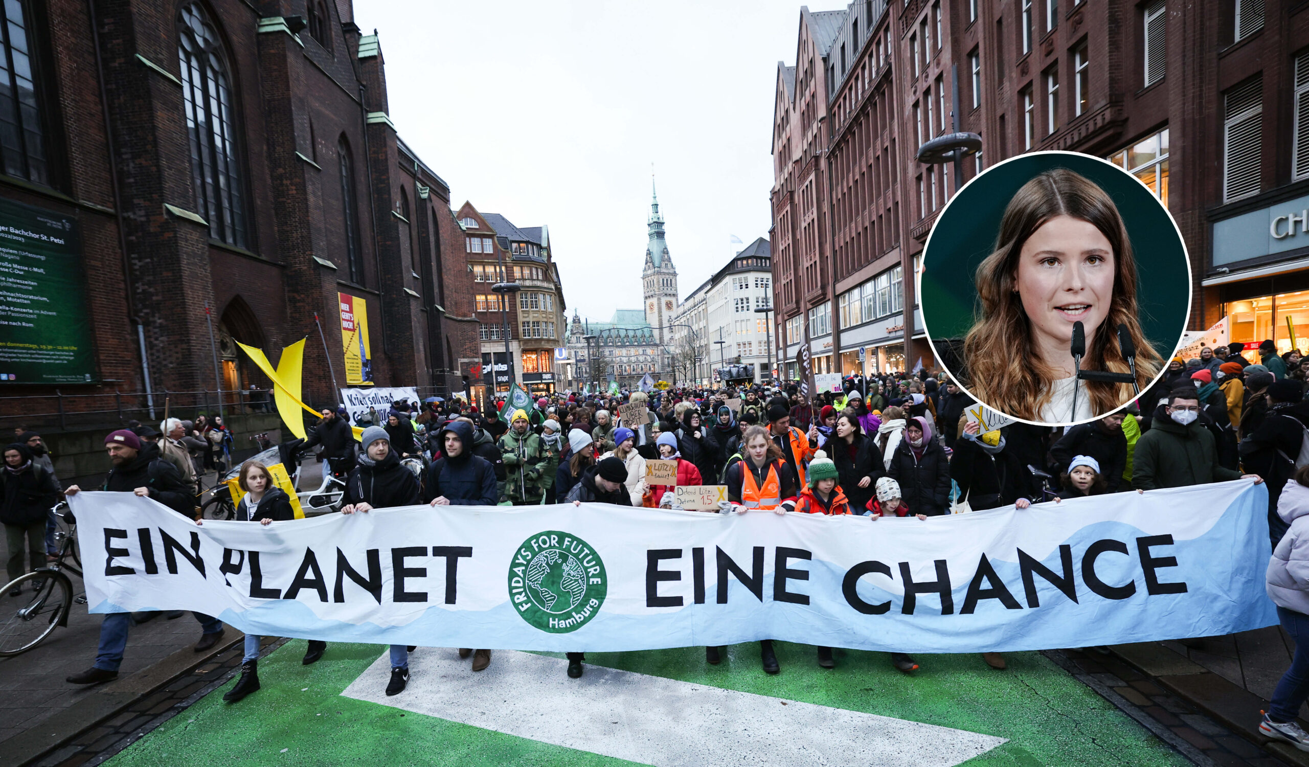 Anhänger der Klimabewegung Fridays for Future demonstrieren heute in der City. Auch Luisa Neubauer soll eine Rede halten (Archivbild).