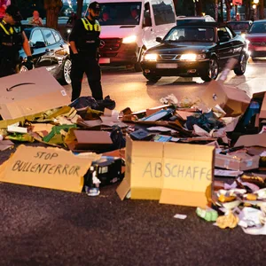 Müll-Protest
