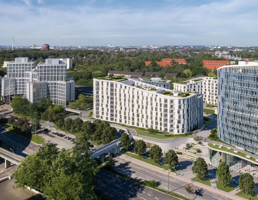 Visualisierung der Saga-Wohnungen in Winterhude
