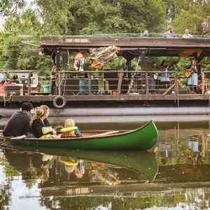 Aufnahme der „Schaluppe“ beim 48h Wilhelmsburg Festival