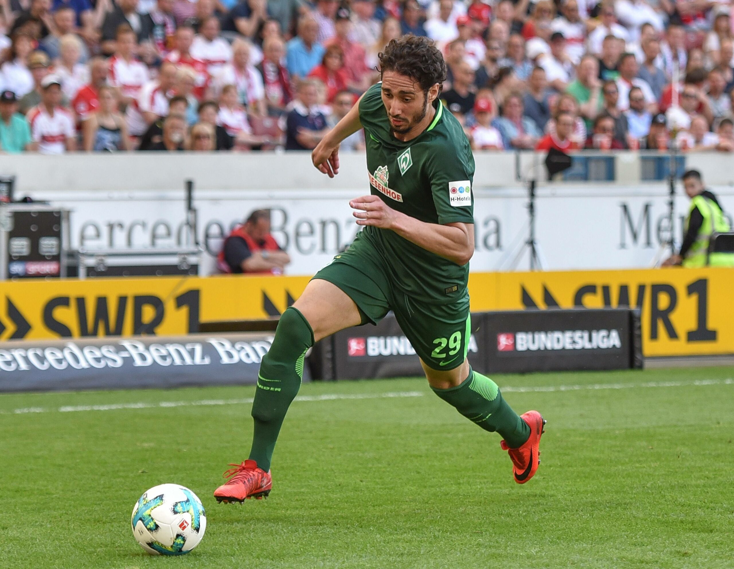 Ishak Belfodil im Trikot von Werder Bremen