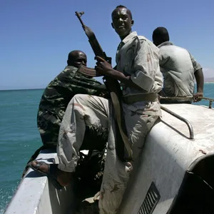 Sicherheitskräfte aus der halbautonomen somalischen Region Puntland patrouillieren