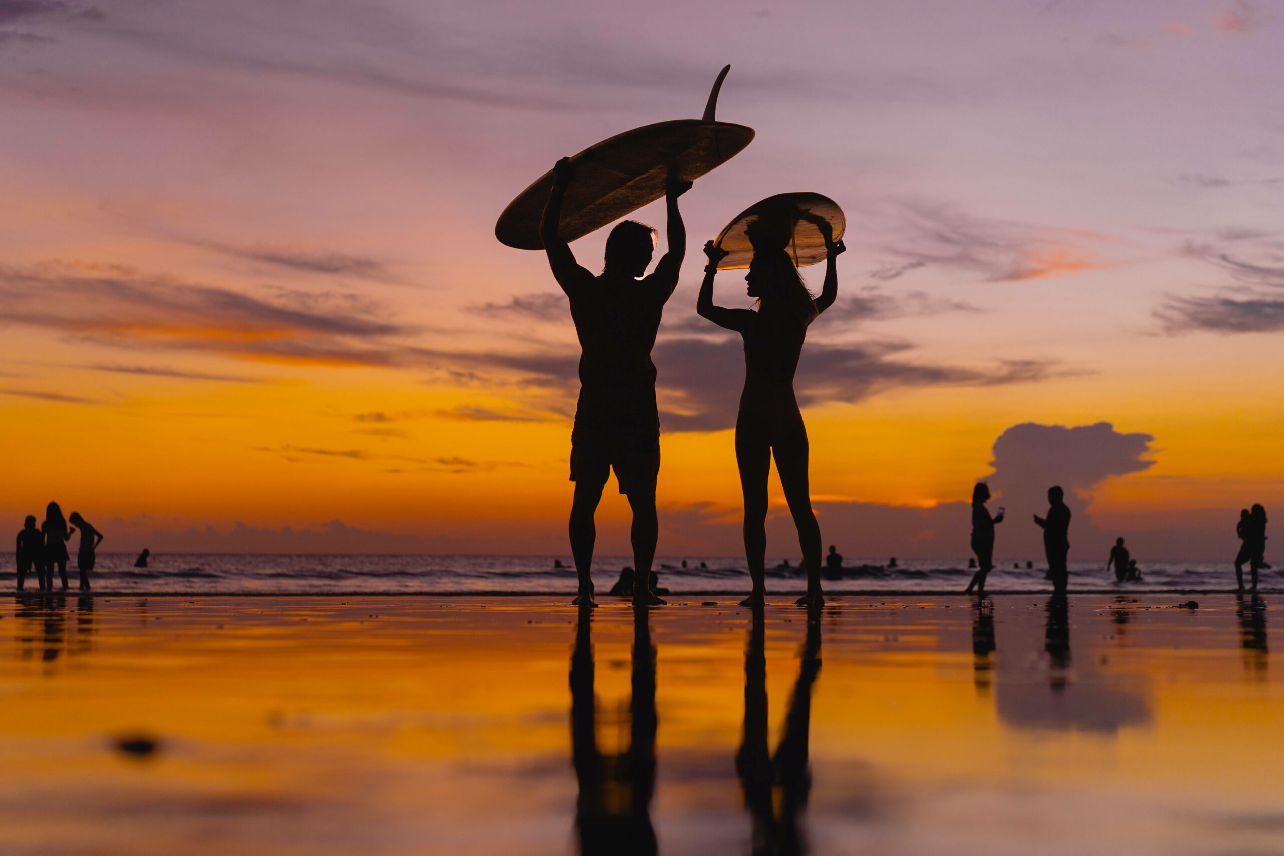 Surfer auf Bali