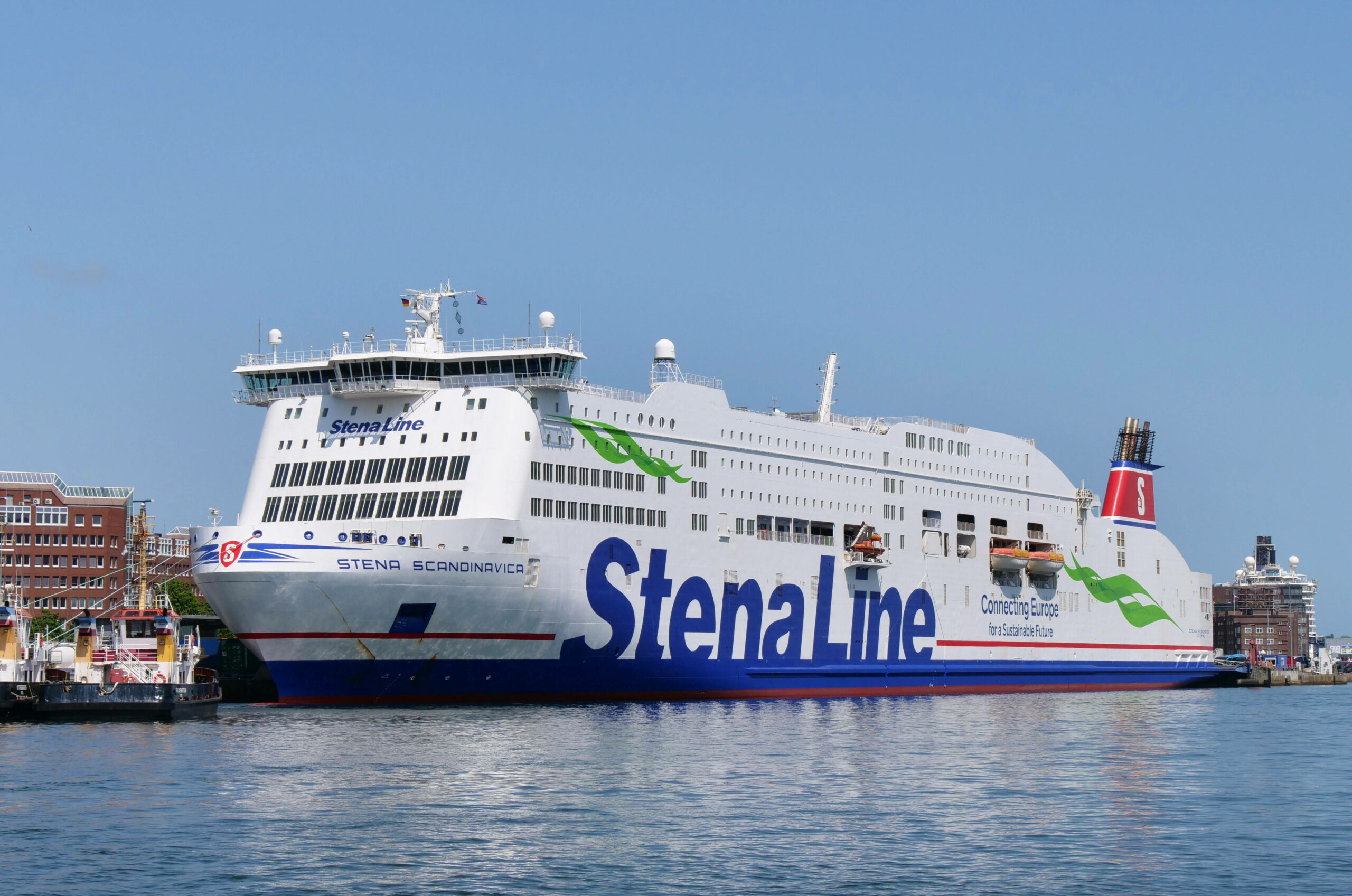 Autofaehre der Schwedischen Rederei Stena Line