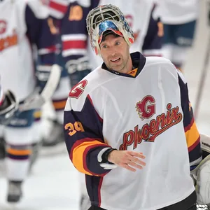 Petr Cech beim Eishockey