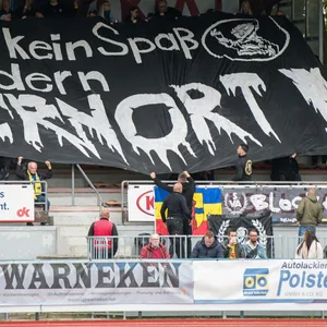 Das Stadion Düsternort ist die Heimspielstätte von Atlas Delmenhorst.